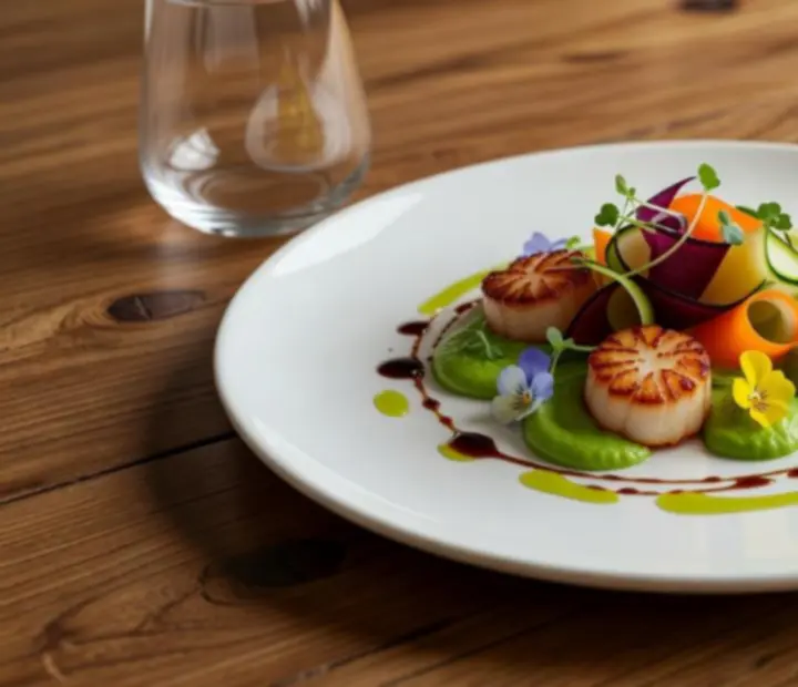 Séf különleges, szezonális ajánlata fine dining tálalásban